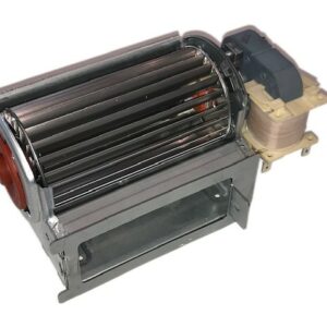 Ventilator links voor accu