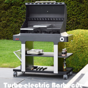 Turbo Electric Barbecue met natuurlijk houtskool